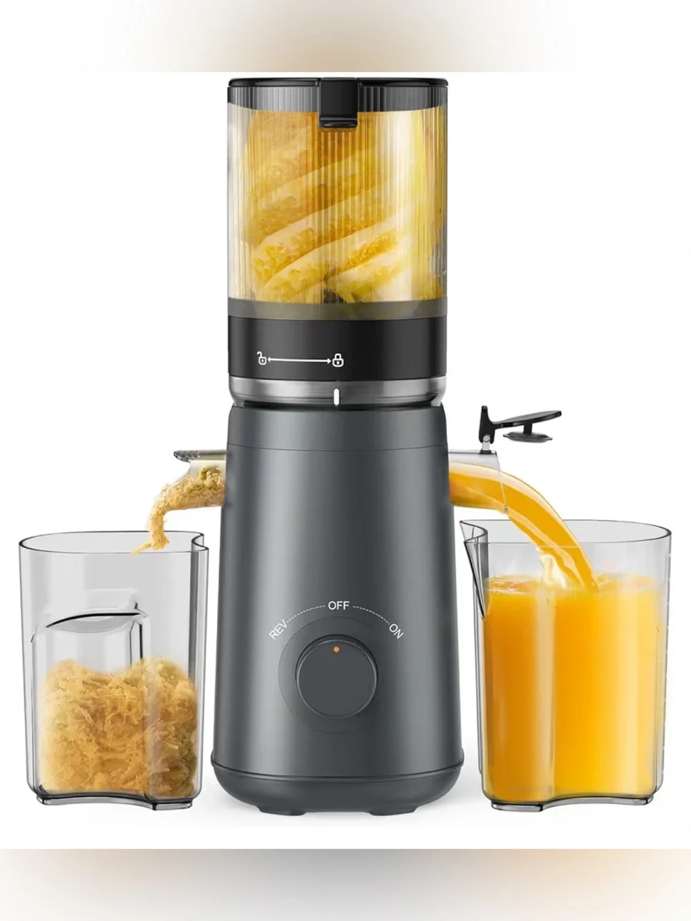 Cold press juicer machine 5.8inch extra large feed chute , new unused set